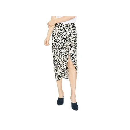 Sanctuary Womens Cinched Animal Print Midi Skirt | Walmart (US)