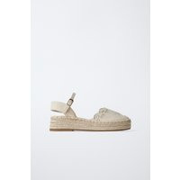 Zara - Embroidered Espadrilles - Kids - Off White - Kids | Zara US