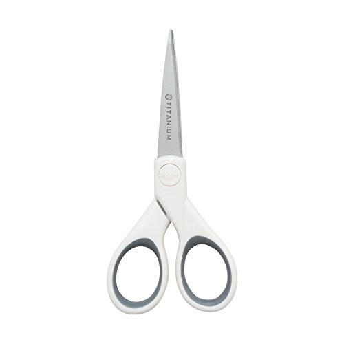Westcott 5" Straight Titanium Bonded Craft Scissors with Micro-Tip (16376) | Amazon (US)