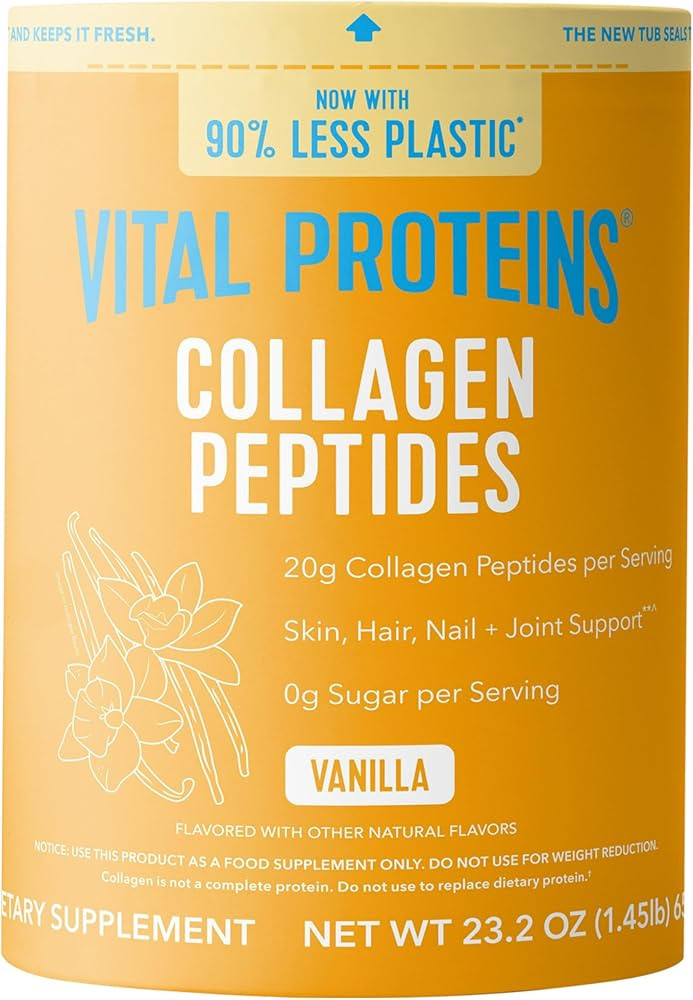 Vital Proteins Collagen Peptides Powder - Grass Fed Collagen Peptides for Hair, Nail, Skin, Bone ... | Amazon (US)