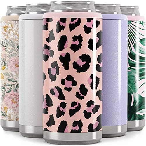Maars Skinny Can Cooler for Slim Beer & Hard Seltzer | Stainless Steel 12oz Koozy Sleeve, Double ... | Amazon (US)