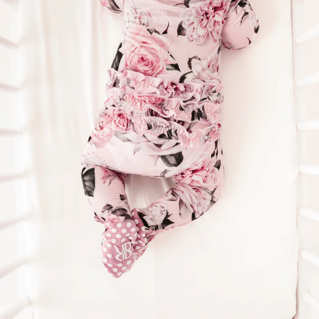 Make Me Blush Ruffle Footie | Bums & Roses