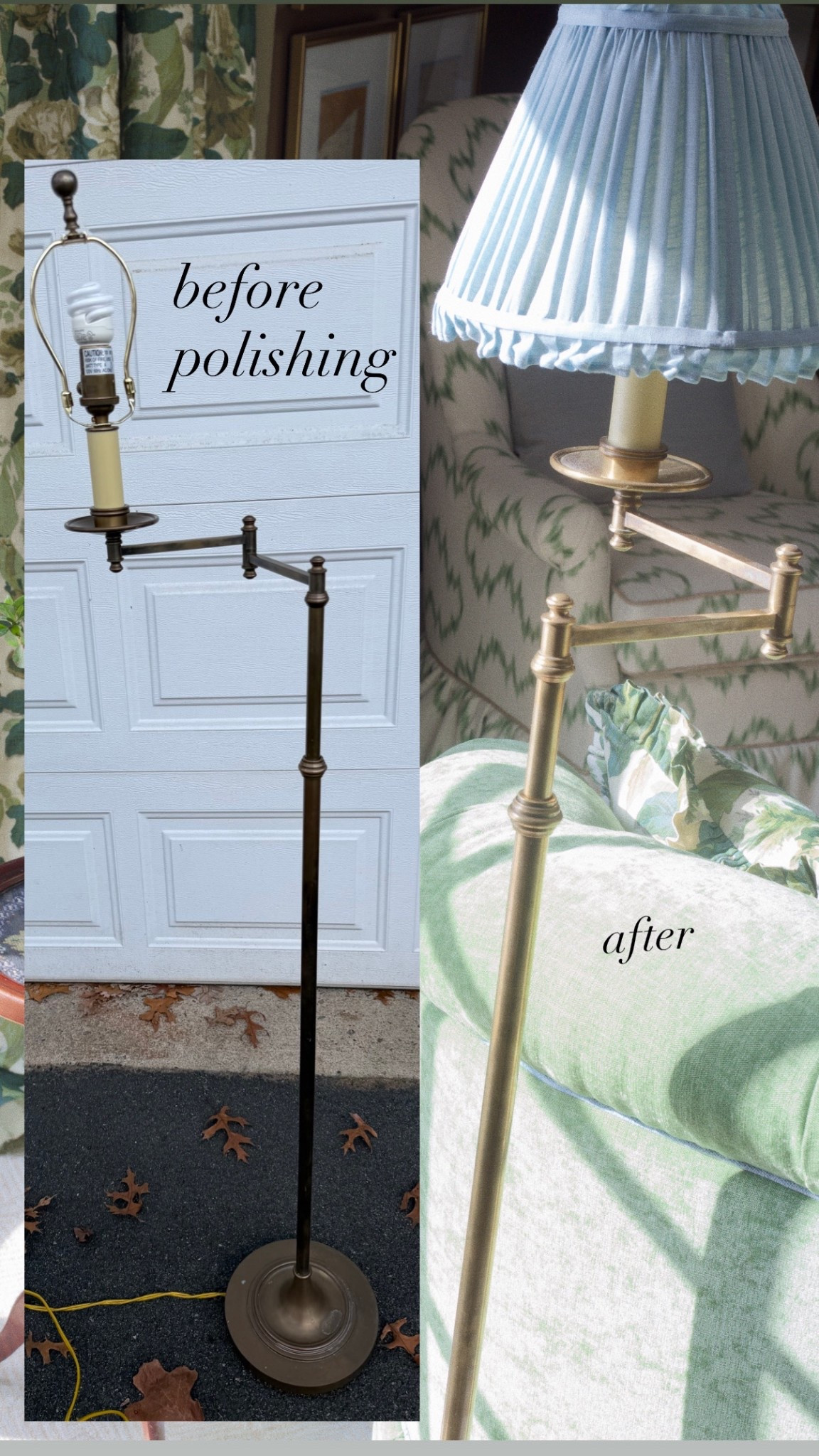 What I used to polish this floor lamp!

#LTKHome