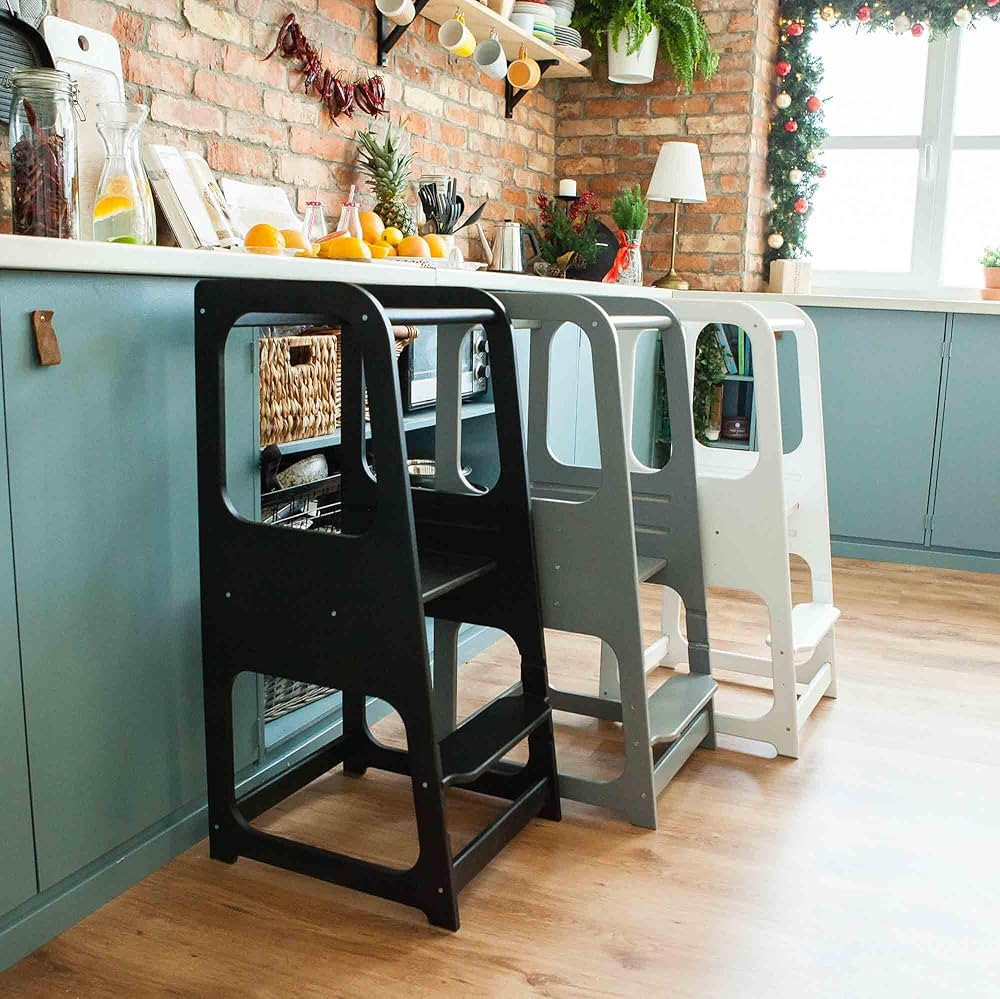 Kitchen tower, Kitchen observation tower, Safety stool, Toddler step stool, Kid Step Stool, Activ... | Amazon (US)