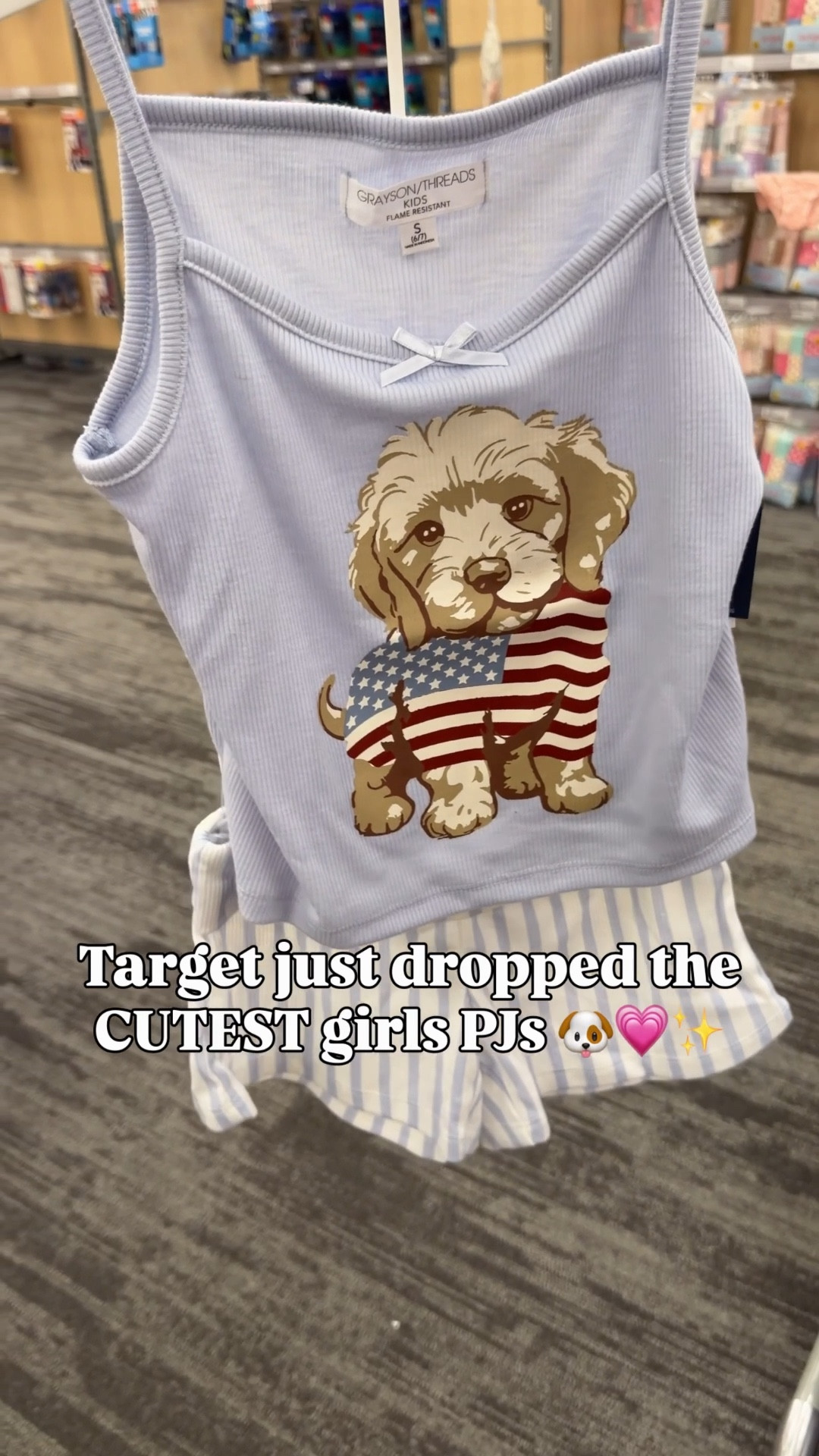 The puppy print had me immediately 🥹🐶🇺🇸

This little set is SO cute for summer nights—soft, comfy, and the sweetest patriotic vibe without being over the top ❤️ perfect for sleepovers, movie nights, or slow mornings at home

And wait till you see the pink set 😍💗 the Barbie “Monte Carlo” graphic is giving coastal summer vibes in the cutest way—such a fun option if your girl loves a girly moment

Both styles look super lightweight and breathable (major mom win 🙌) and feel like the kind that will sell out FAST @Target 

Linking both for you—don’t wait on these!! 💛

#LTKKids #GirlsStyle #SummerPJs #MomFinds #BarbieStyle #PatrioticStyle #ComfyAndCute

#LTKmomlife #LTKKids