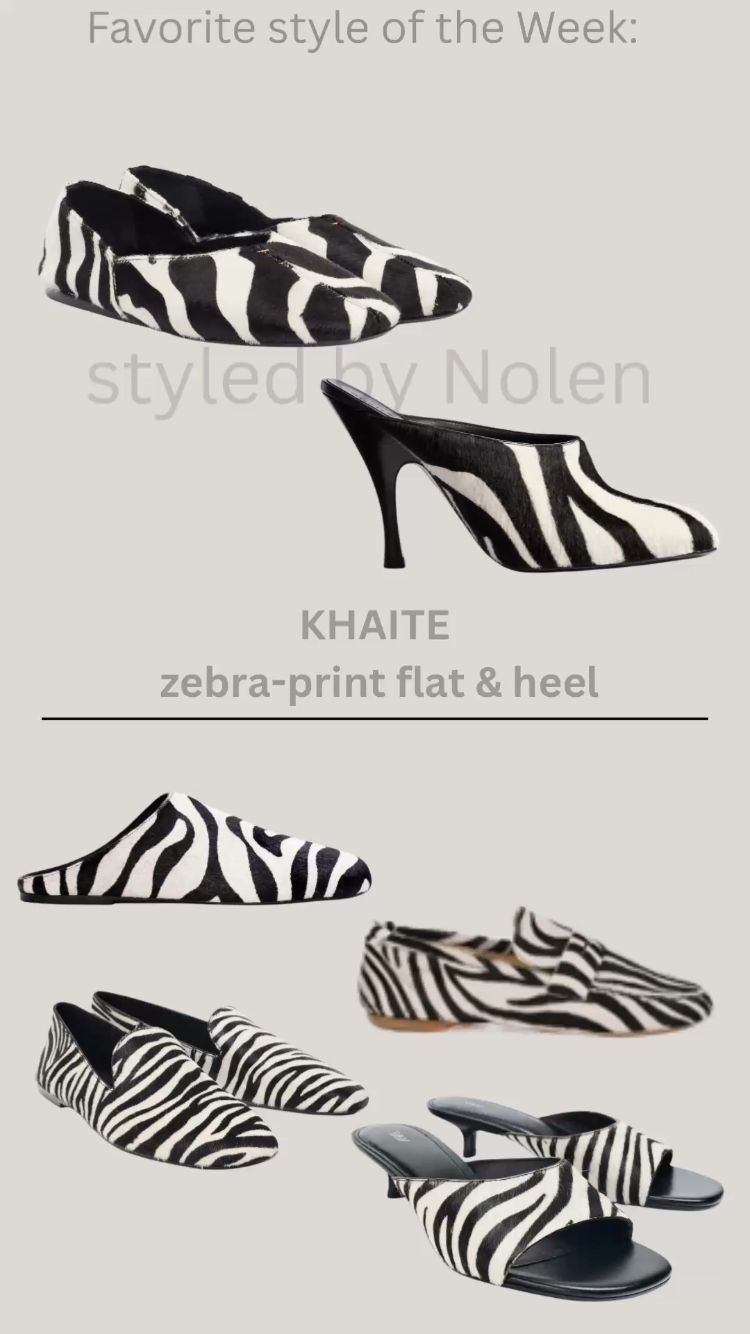 Zebra Hair Shoes > 


bottom two shoes are zara style #
2550/610/202
1360/610/194

#LTKSeasonal #LTKgrwm #LTKBeauty