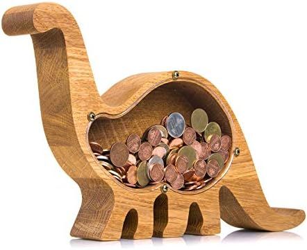 Dinosaur Piggy Bank For Boys and Girls – Durable and Practical Money Saving Box – Strong and ... | Amazon (US)