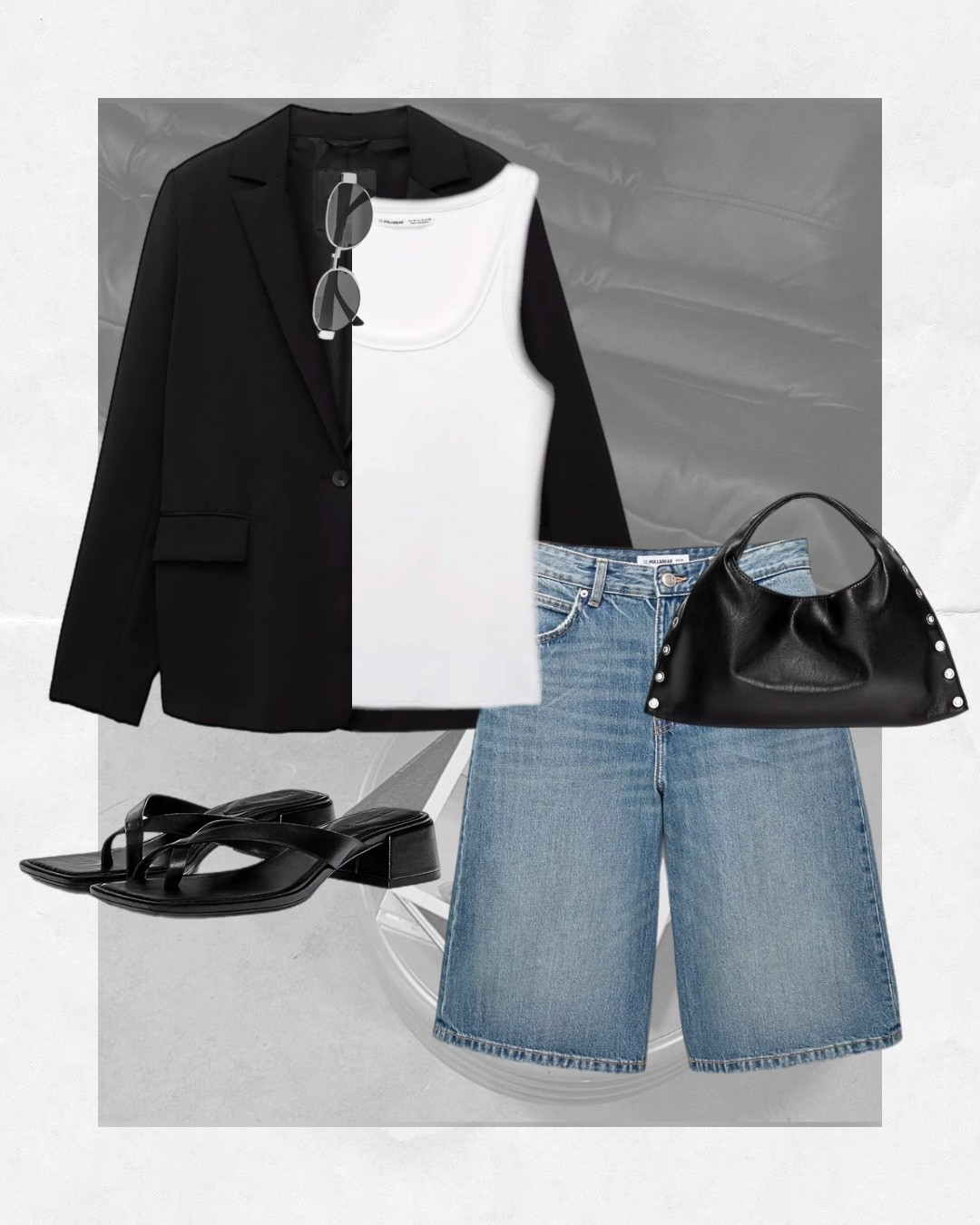 new in pull and bear 🕶️

- ootd, shorts. Jorts, blazer, fashion, clothing, summer , kitten heels 

#LTKuk #LTKstyletip #LTKsummer