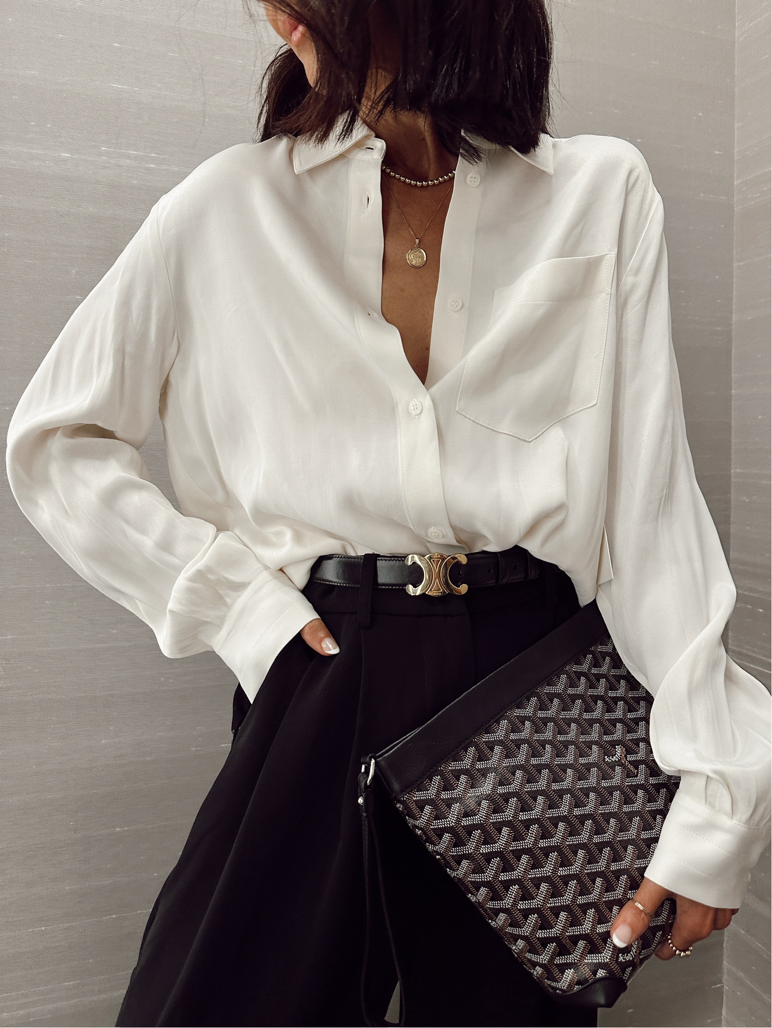 NSALE styled look 🎉 I’m just shy of 5-7” wearing the size XSMALL blouse and 0 wide leg trousers #StylinbyAylin

#LTKStyleTip #LTKFindsUnder100 #LTKxNSale