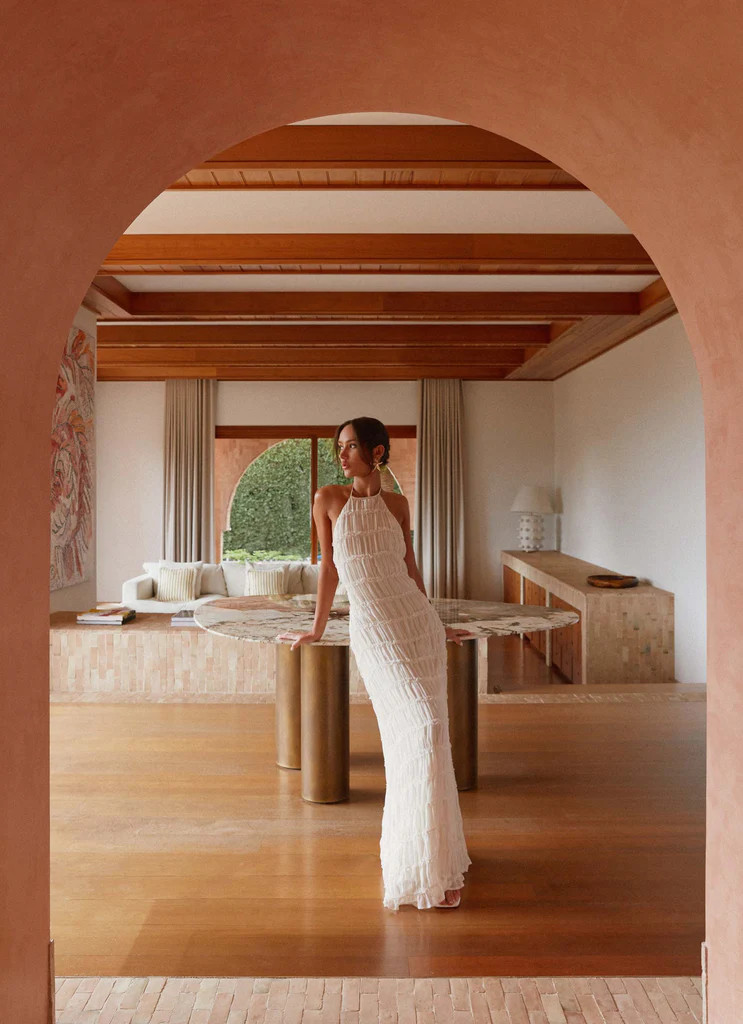 Aullie Maxi Dress - Ivory | Peppermayo (Global)