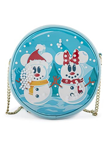 Loungefly X Disney Mickey & Minnie Snow Globe Crossbody Bag - Fashion Cute Crossbody Bags | Amazon (US)