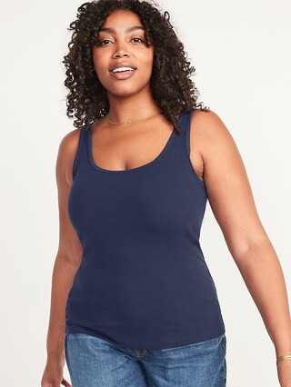 Scoop-Neck Rib-Knit First Layer Tank Top for Women | Old Navy (US)