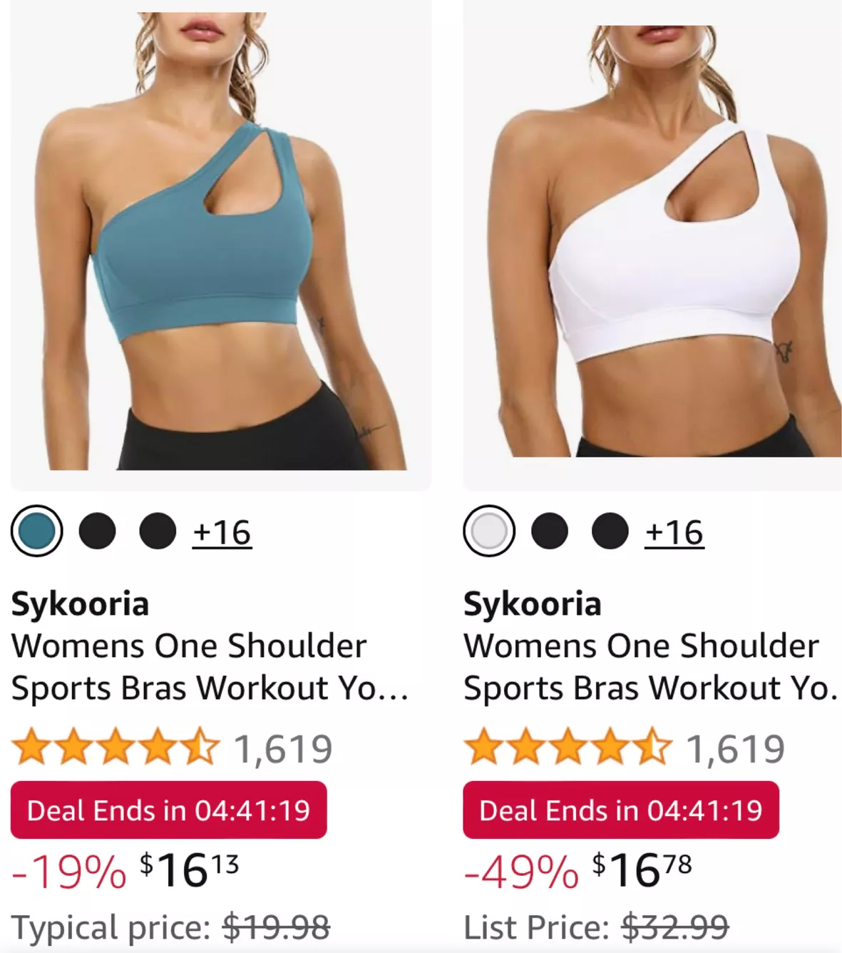 Buy Sykooria Womens One Shoulder Sports Bras Workout Yoga Bra Sexy