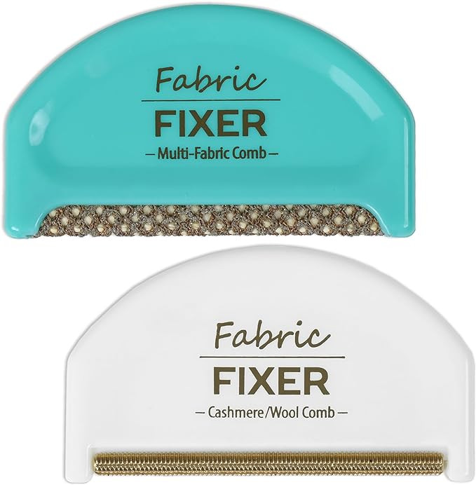 Cashmere & Multi-Fabric Sweater Comb & Pill Remover for Depilling Sweater Fuzz (Set of 2 Sweater ... | Amazon (US)
