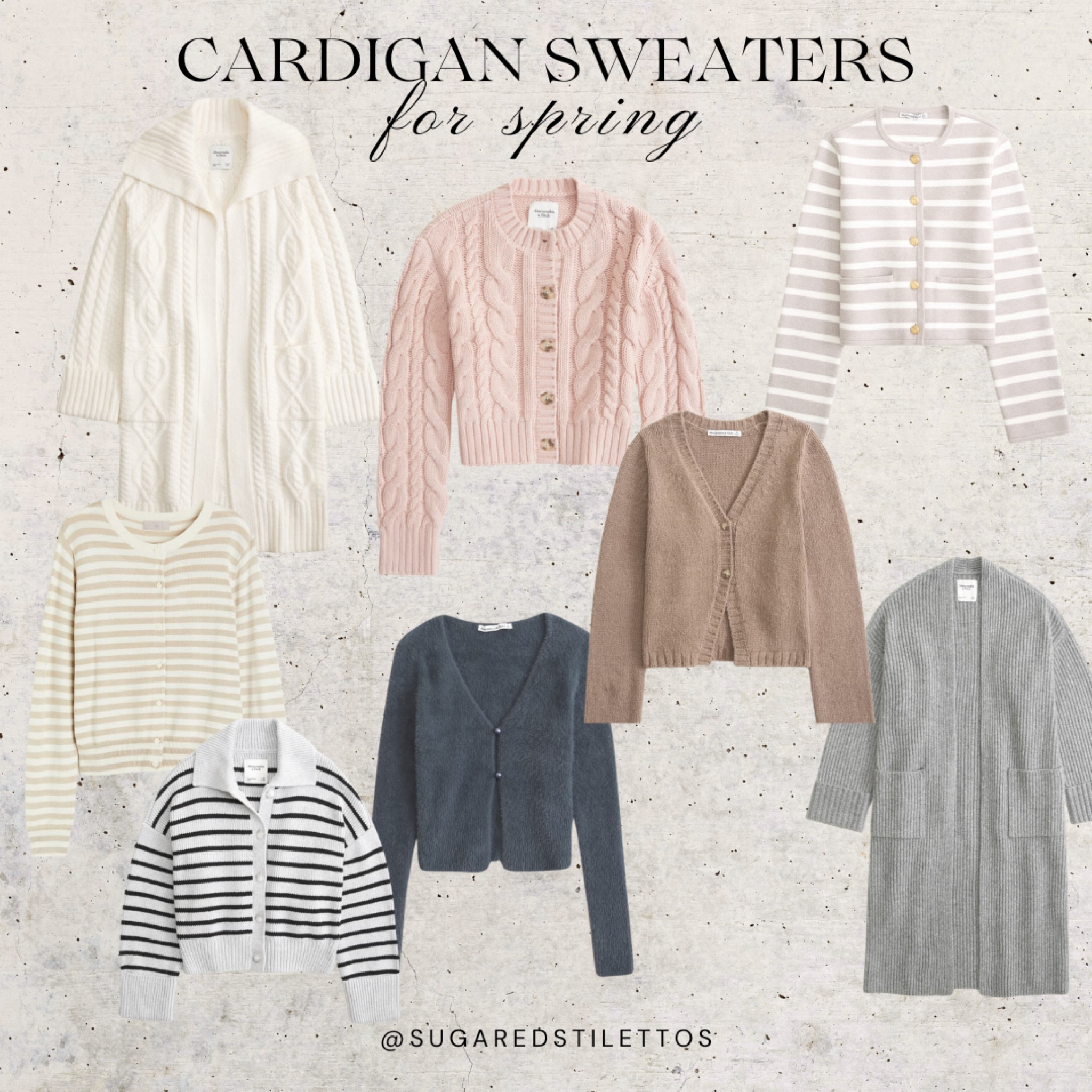 Spring cardigan sweaters 

Spring outfits | spring tops | what to wear this spring | H&M | Abercrombie | spring fashion | casual spring 

#LTKfindsunder100 #LTKSeasonal #LTKSpringSale