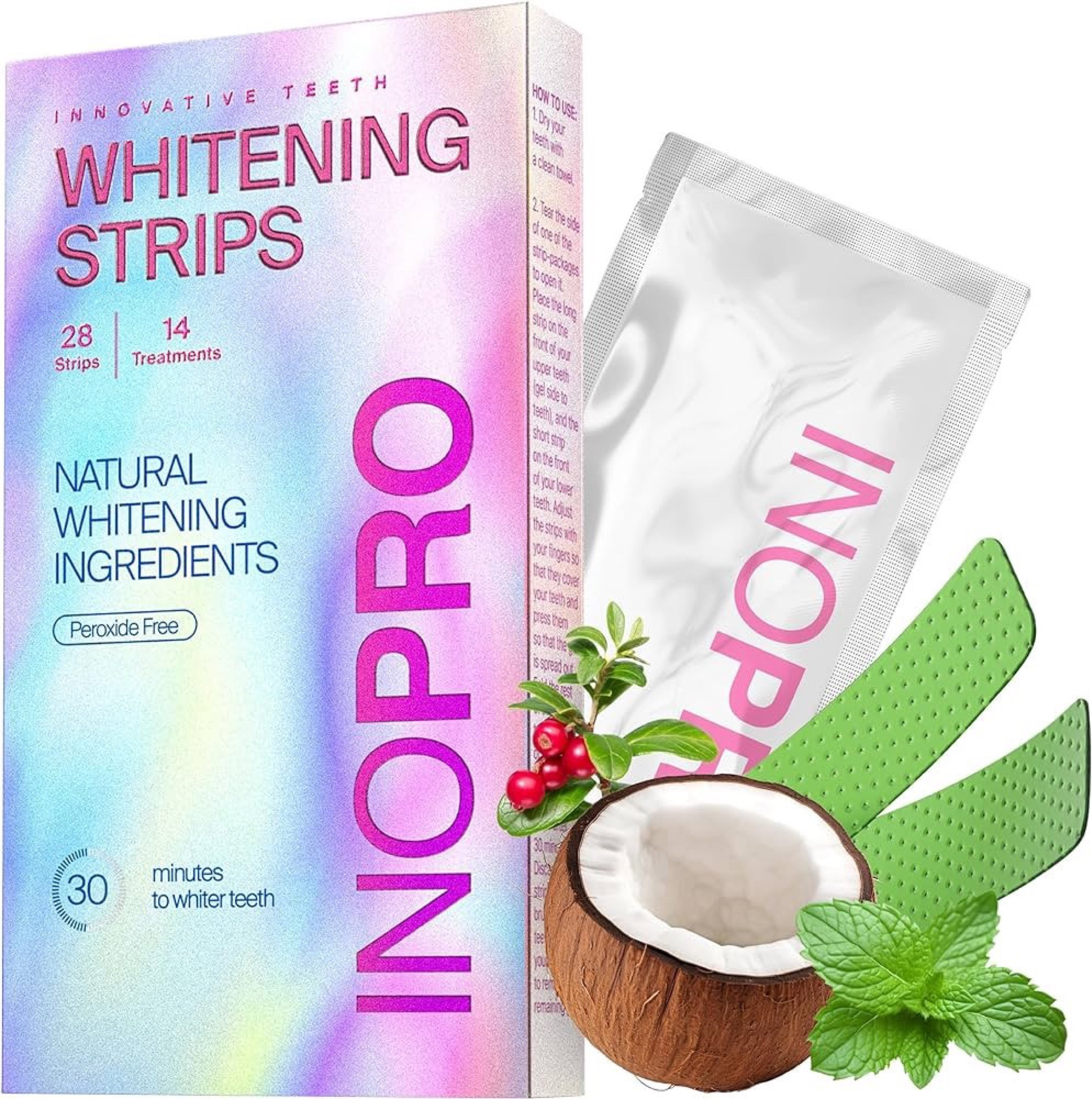 Teeth Whitening Strips Treatments - Peroxide Free - Whitening Without The Harm - Deep Stains Removal - Whitening for Sensitive Teeth 

#LTKParties #LTKBeauty #LTKStyleTip