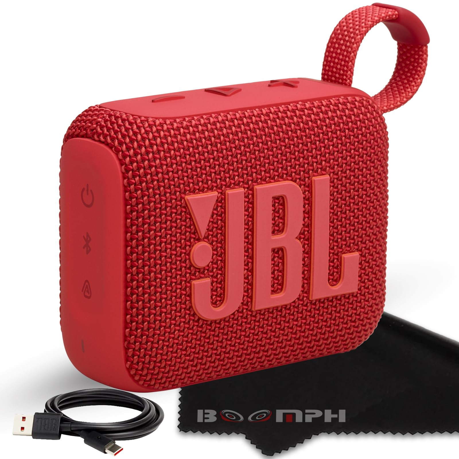 JBL Go 4 Portable Bluetooth Wireless Speaker, IP67 Waterproof and Dustproof Built-in Battery - Re... | Amazon (US)