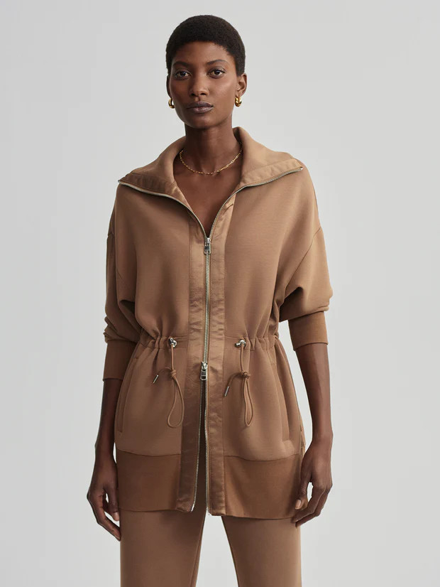 Ridgefield Longline Zip-Through Sweat | Varley USA