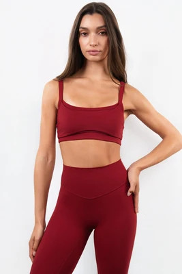 Cloud II® Layered Bra - Scarlet | Vitality
