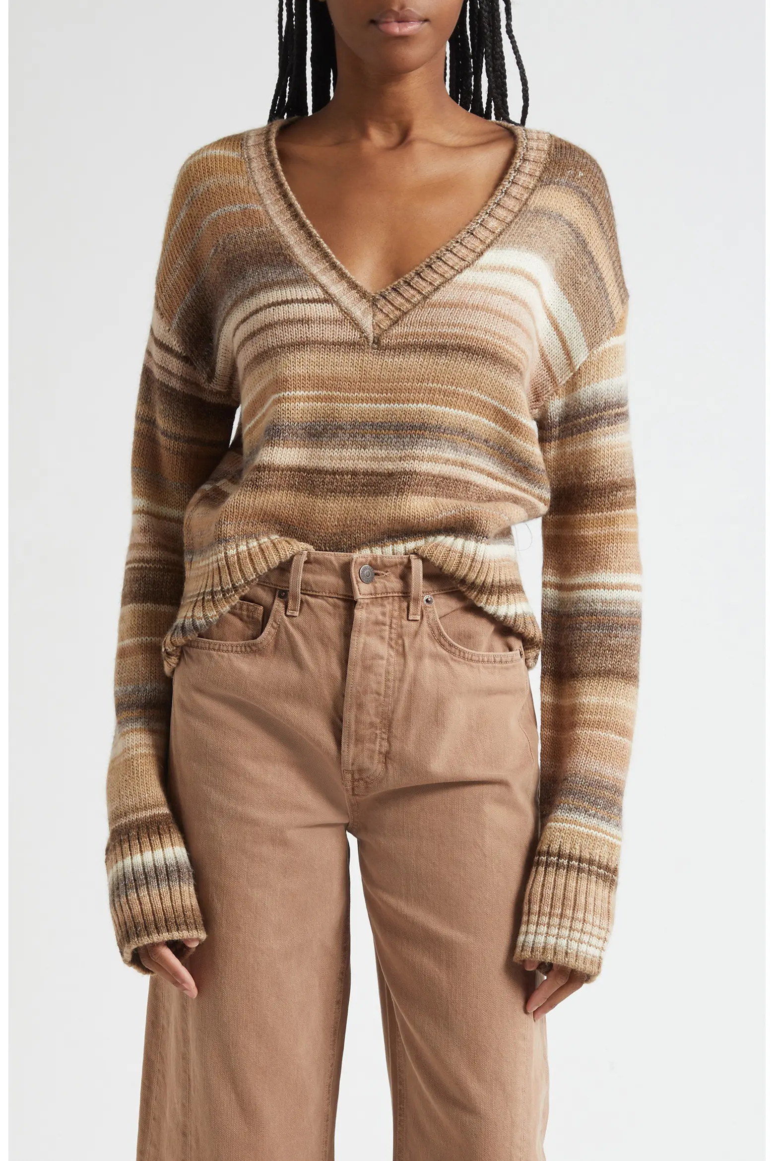 Veronica Beard Diora Stripe Wool Blend Sweater (Women) | Nordstromrack | Nordstrom Rack