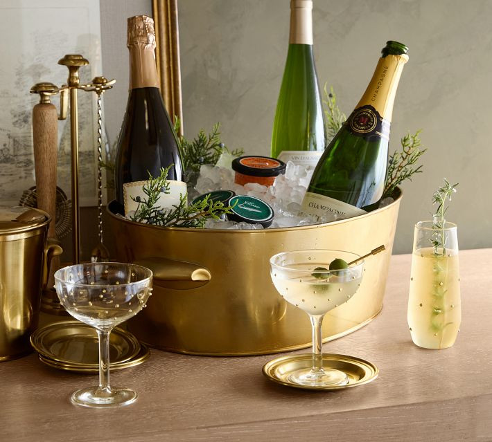 Harrison Party Bucket - Gold | Pottery Barn (US)