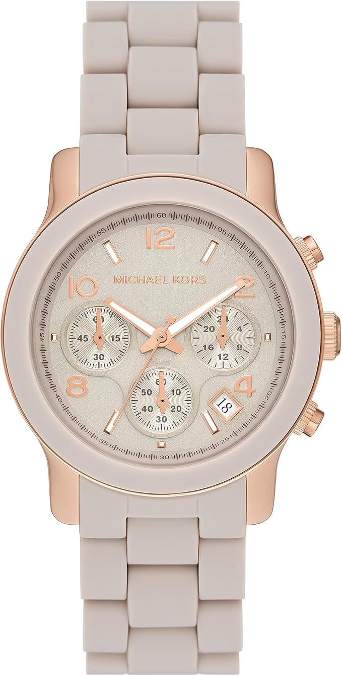 Michael Kors Runway Women's Watch, Stainless Steel Watch for Women with Steel, Ceramic or Silicon... | Amazon (US)