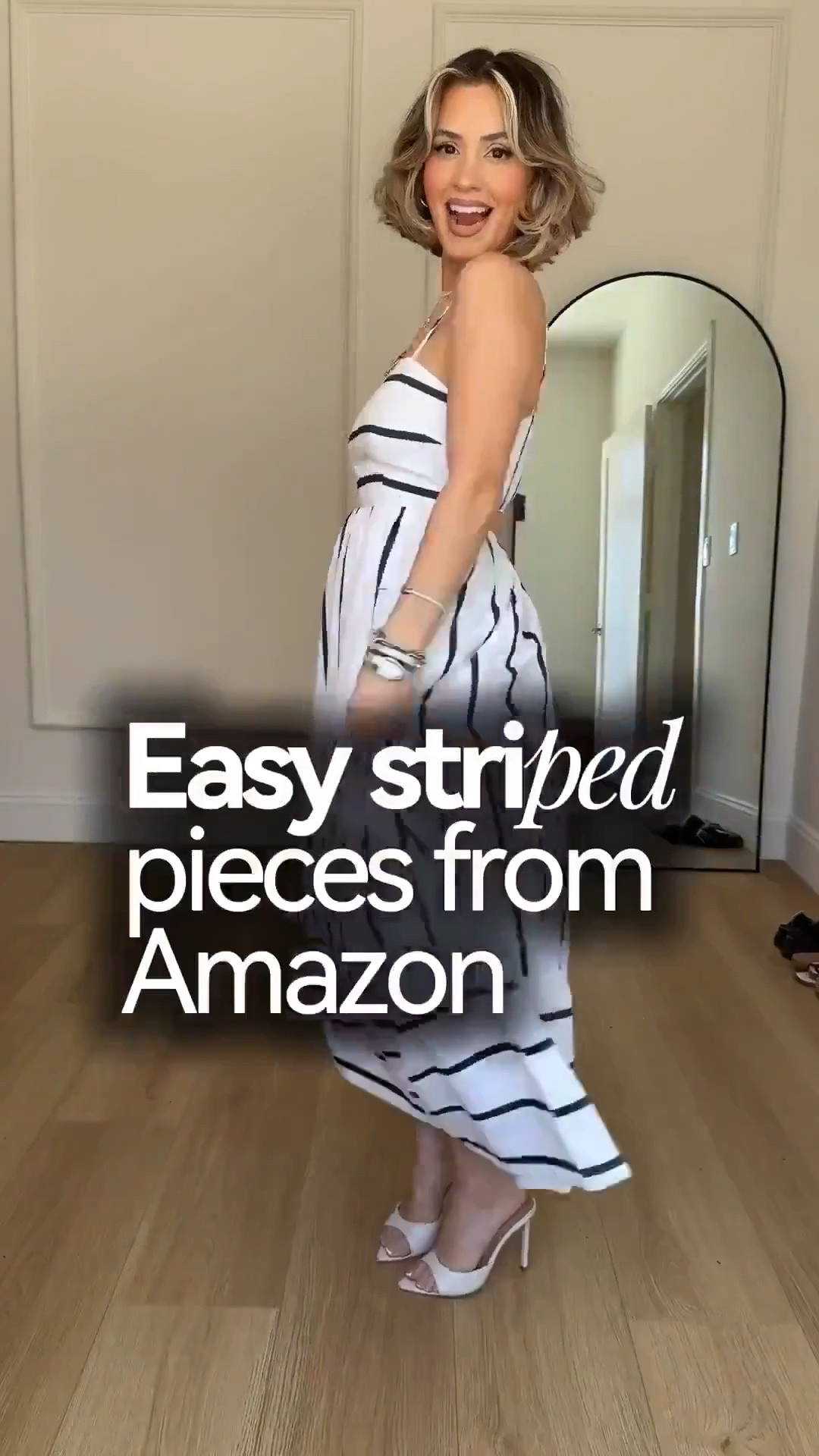 Striped favorites from Amazon 🤗🙌🏼🤍😎

Wearing small in everything 🥰

‼️🚨So the first striped dress, I had to cut a slit in the back bc it’s hard to walk with it otherwise. Also it’s tall-girl friendly!

#LTKgrwm #LTKootd #LTKU