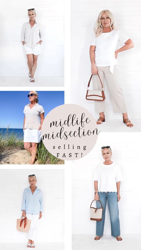 These tops that cover the midlife midsection are SELLING FAST!

#LTKSummerSales #LTKOver40 #LTKSaleAlert