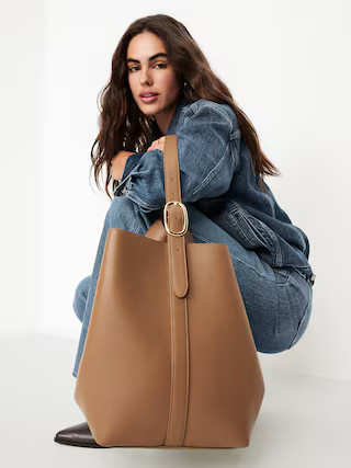 Large Carrie Tote Bag | Old Navy (US)