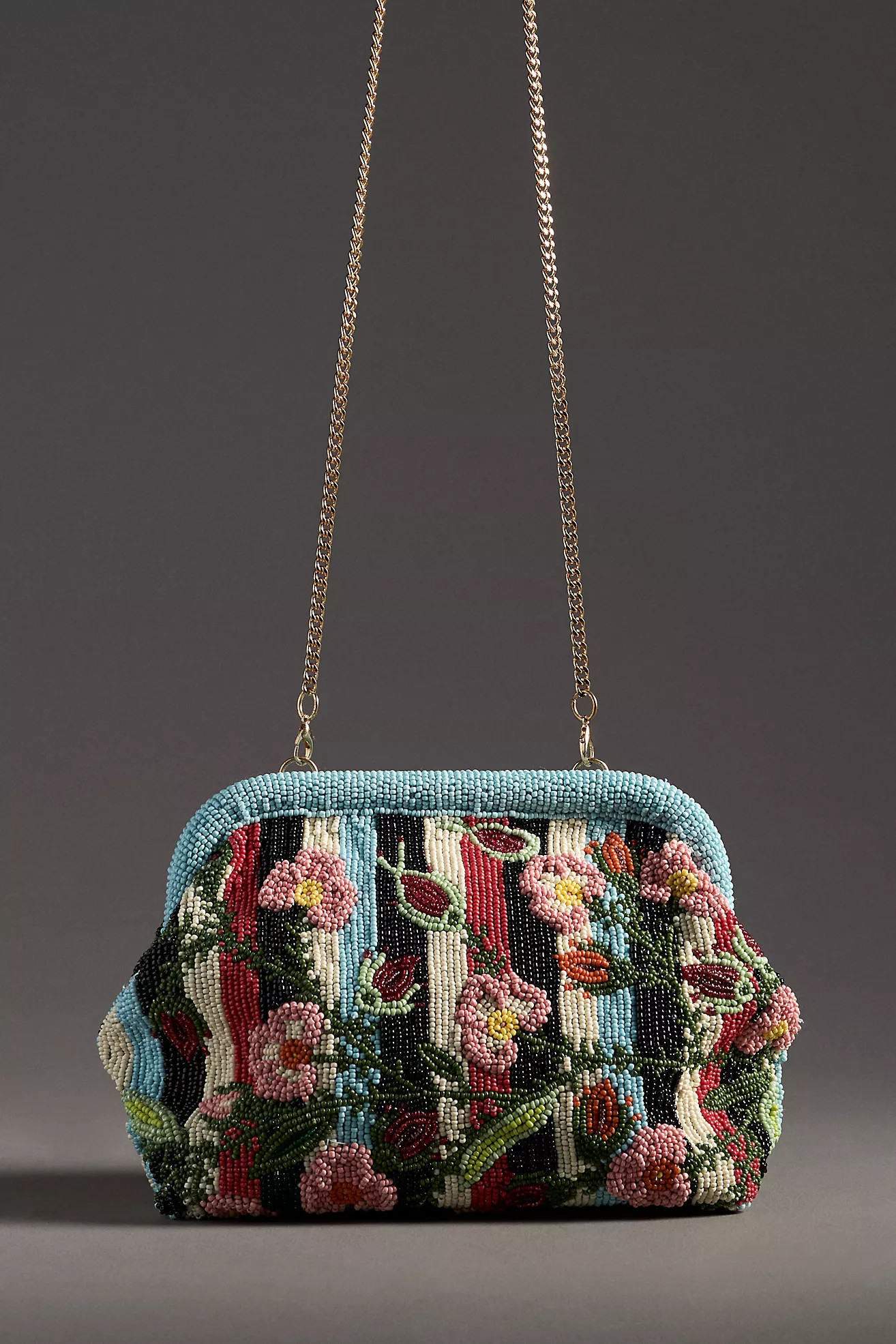 Beaded Wildflower Clutch | Anthropologie (US)
