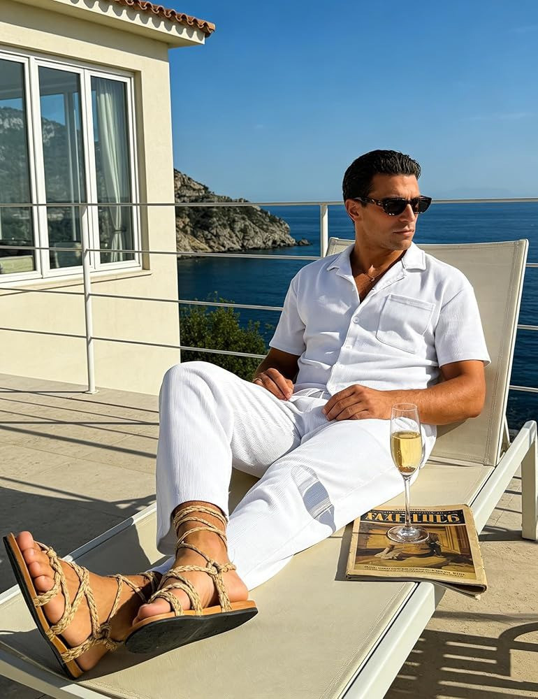Effortless summer fits ☀️From breezy linen button-downs to comfy 2-piece shorts sets—your go-to outfits for heat, style & comfort.#summeroutfitsmen #mensstyleguide #linensummer #twopieceset #menscasualwear #amazonfindsmen #outfitinspo #mensfashiondaily #beachstylemen #lightweightclothing #mensstreetstyle #comfortablefashion #oversizedfits #mensweartrends #summerready #styleideasmen #everydayfashion #modernmenswear #relaxedfit #menslookbook

#LTKSeasonal #LTKMens #LTKTravel