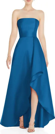 Strapless Satin Gown | Nordstrom