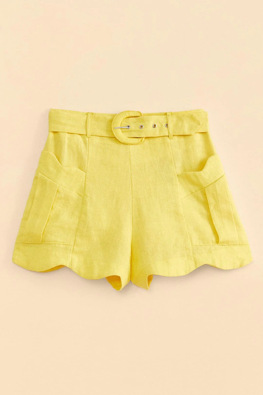 Bright Yellow Shorts | FarmRio