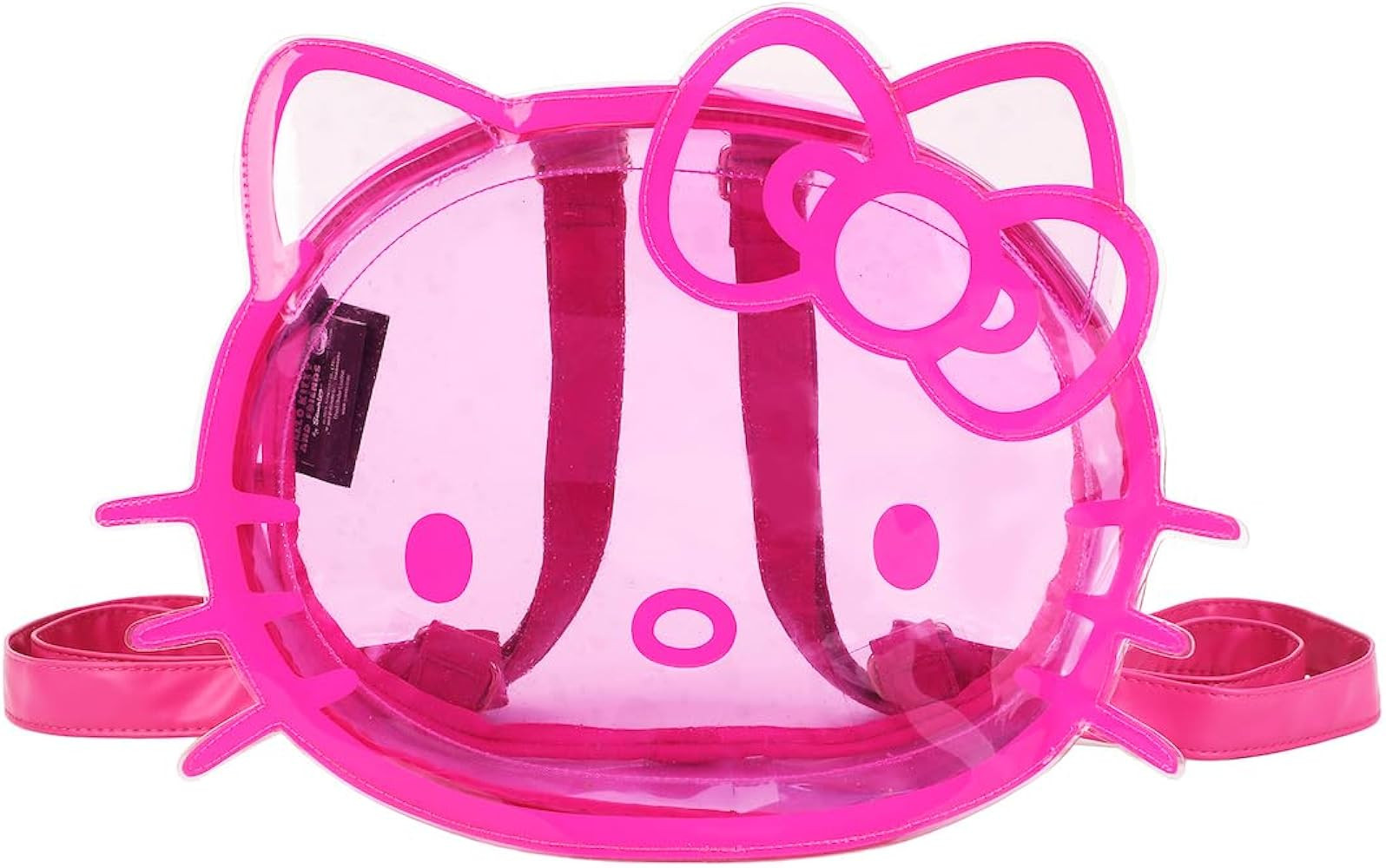 Hello Kitty Character Head Clear Adult Pink PVC 12" Mini Backpack | Amazon (US)