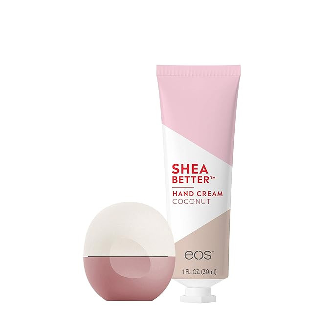 eos Super Soft Shea Lip Balm & Shea Better Hand Cream – Let’s Go Coconuts | 24 Hour Hydration... | Amazon (US)