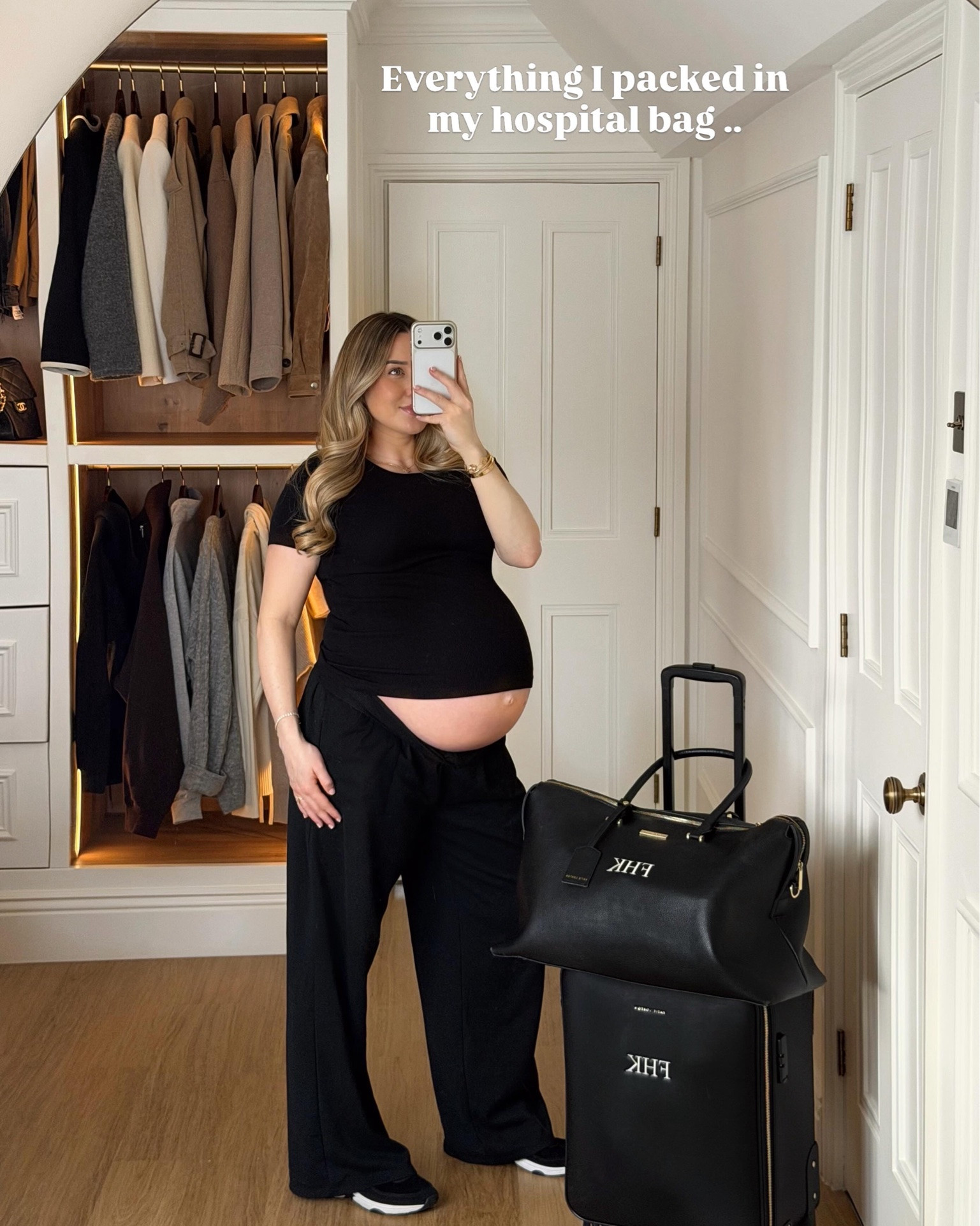 Everything I packed in my hospital bag .. hope this helps some pregnant girlies out!