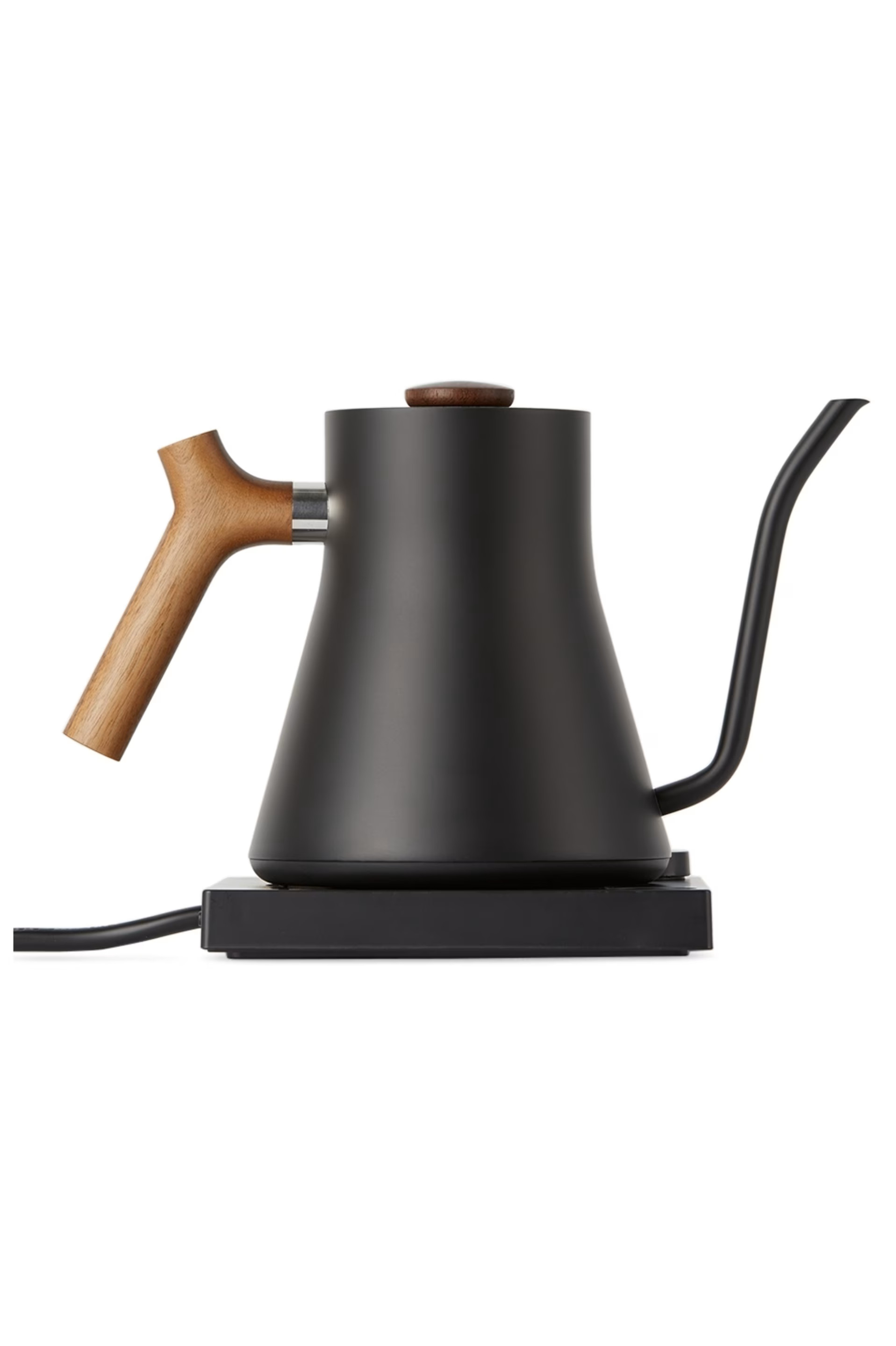 Fellow - Black & Walnut Stagg EKG Electric Kettle, 0.9 L, CA/US | SSENSE
