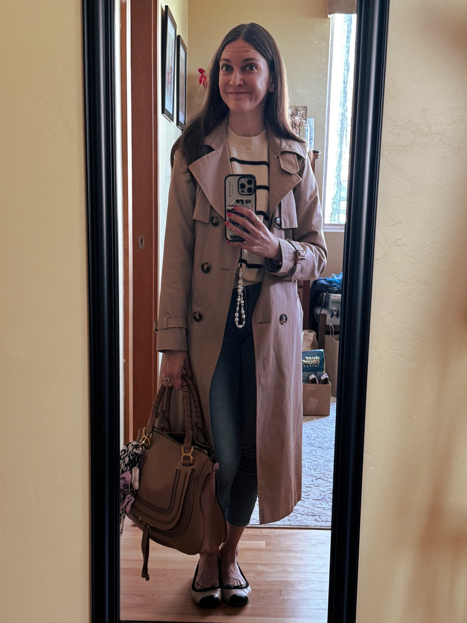 Parisian-chic casual dinner outfit for our last evening in Door County! 

#LTKPetite #LTKItBag #LTKStyleTip