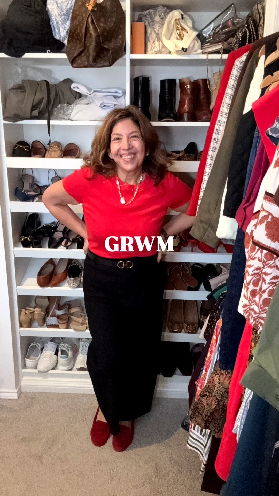 Getting ready for my day. I need to get things done today so I am wearing an outfit that makes me stand taller and gives me confidence. 
Simple tee and pants. Added some accessories to level up the look. 
I am a wardrobe stylist, mom of two boys (really men), a wife, and post menopausal woman in business who is 14/16 on the bottom, a L on top and I am 5’4”. 
I have been every thing from a size 10-18+


#LTKootd #LTKdayinmylife #LTKgrwm