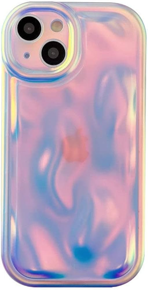 Caseative Cute Water Ripple Shape Camera Lens Protection Soft Compatible with iPhone Case (Fluore... | Amazon (US)