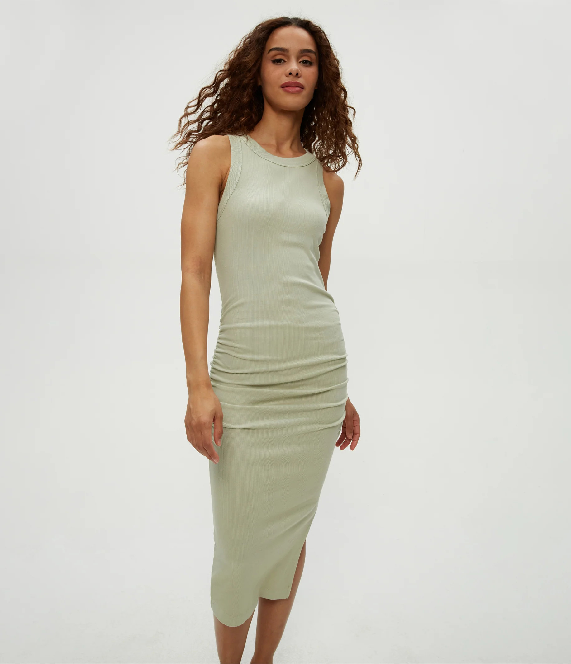Variant options: Wren Ribbed Midi Dress | MichaelStars.com