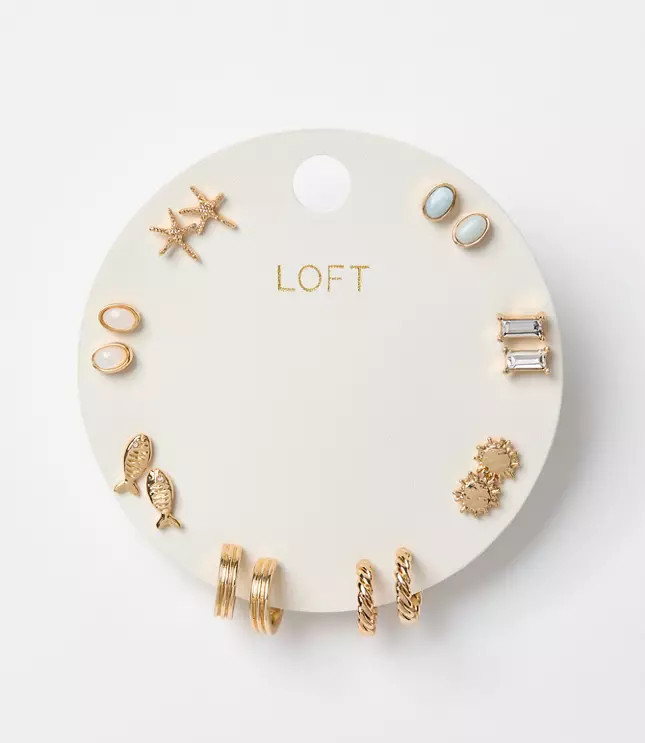 Seaside Stud Earring Set | LOFT