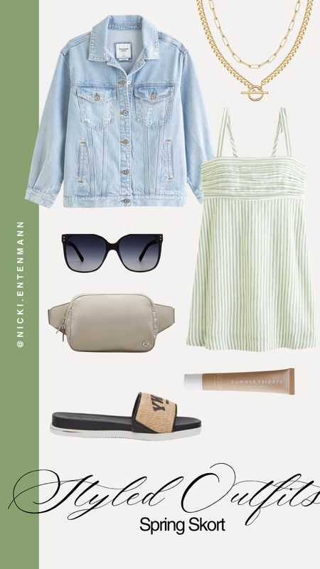 Abercrombie has such great spring options, I love this skort dress! 

Styled outfit, spring style, skort, jean jacket styling, summer Fridays, spring trends

#LTKsalealert #LTKstyletip #LTKSeasonal