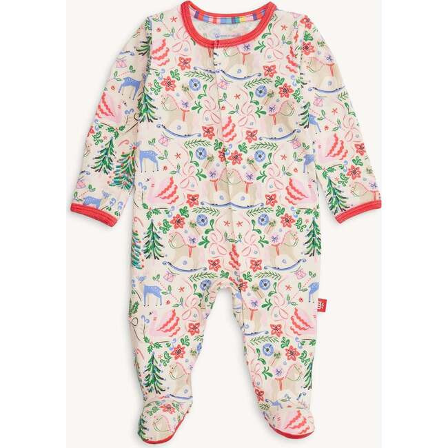 Magnetic Me | Footie SUGAR PLUM DREAM (Multicolor, Size 9-12M) | Maisonette | Maisonette