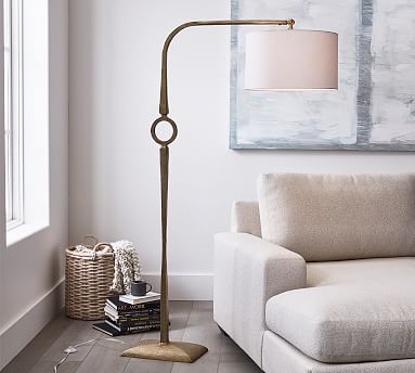 Easton Forged-Iron Sectional Floor Lamp | Pottery Barn (US)