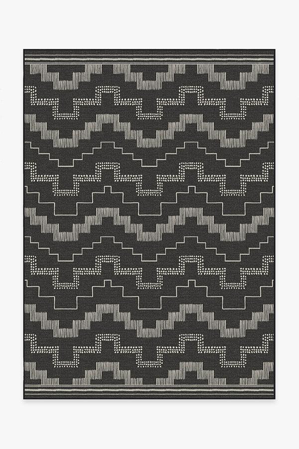 Outdoor Meseta Black Rug | Ruggable