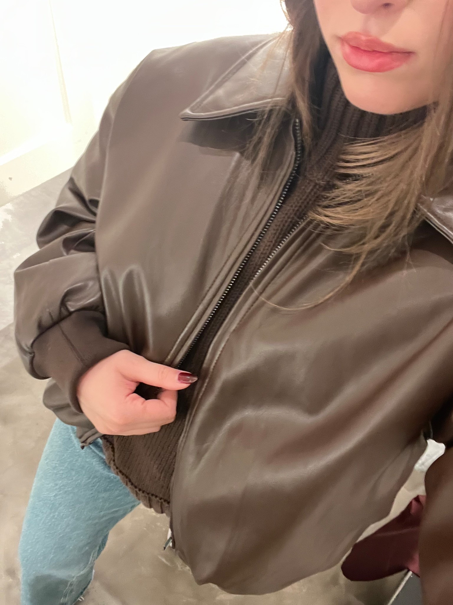 Abercrombie brown leather jacket on sale now for $120
Wearing a size medium for an oversized fit, size small sweater and 26S jeans
Shop up to 50% off sitewide for the Black Friday sale!

Use code AFKATHLEEN for an extra 15% off your purchase

Abercrombie haul, leather jacket, fall jacket, winter jacket, date night, outfit, fall fashion, fall OOTD


#LTKSaleAlert #LTKCyberWeek #LTKootd
