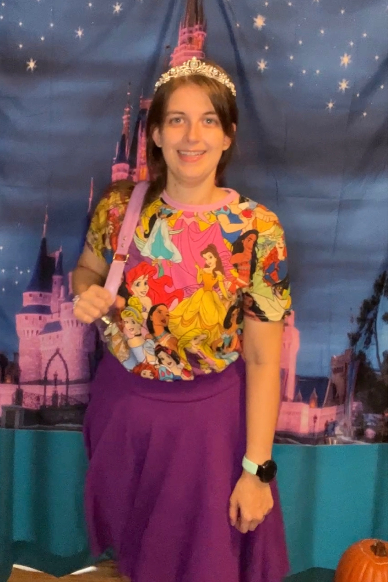 Disney princess outfit. Shirt is a medium (I would really be a small) and skirt is a large. Tiara and skirt from Amazon 

#LTKtravel #LTKfit #LTKstyletip
