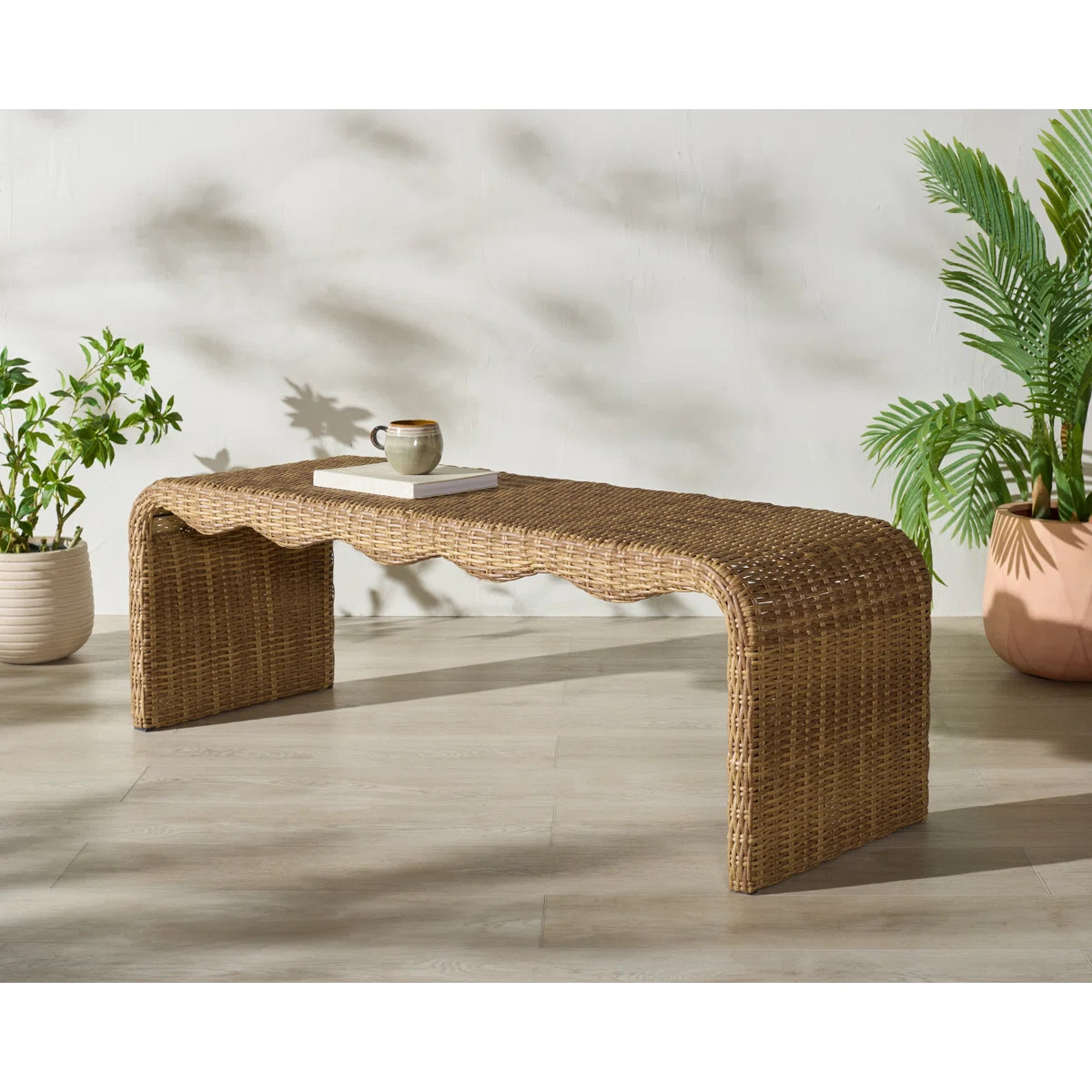Lynsee PE Wicker Bench | Wayfair North America