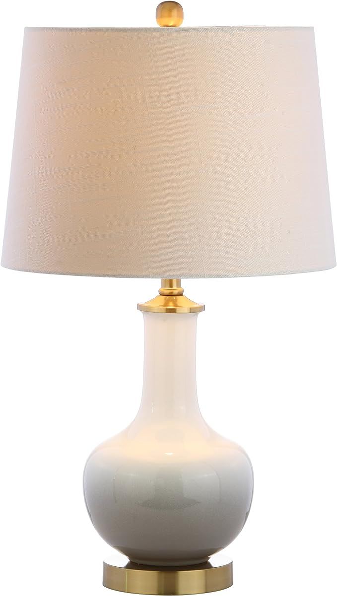JONATHAN Y JYL3019B Gradient 25" Ceramic/Brass LED Table Lamp Contemporary Traditional Bedside De... | Amazon (US)